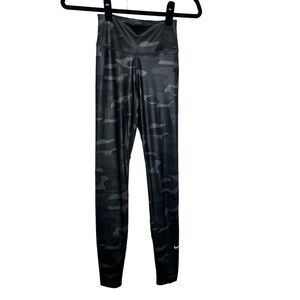 Nike Dri Fit Camouflage Shiny Leggings